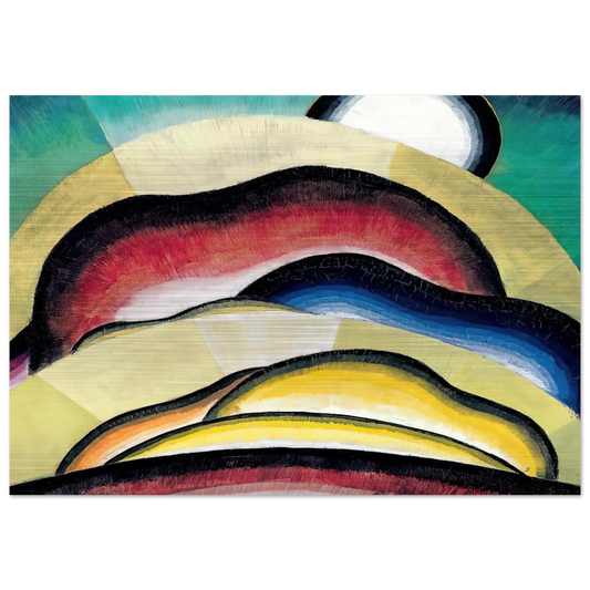 Sunrise - 1924 - Arthur Dove Brushed Aluminum Print - 70x100 cm / 28x40 inches | Arthur Dove Aluminum Print | Arthur Dove Prints