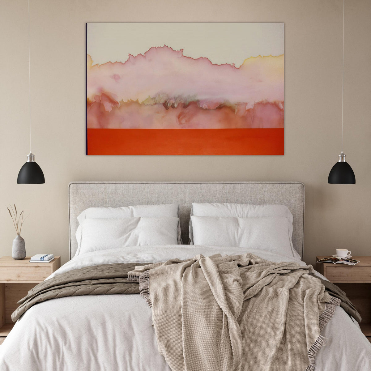 For Helen and Nicole - 1978 - Ronnie Landfield Art Prints - 100x150 cm / 40x60″ inches | Ronnie Landfield Poster | Ronnie Landfield Prints