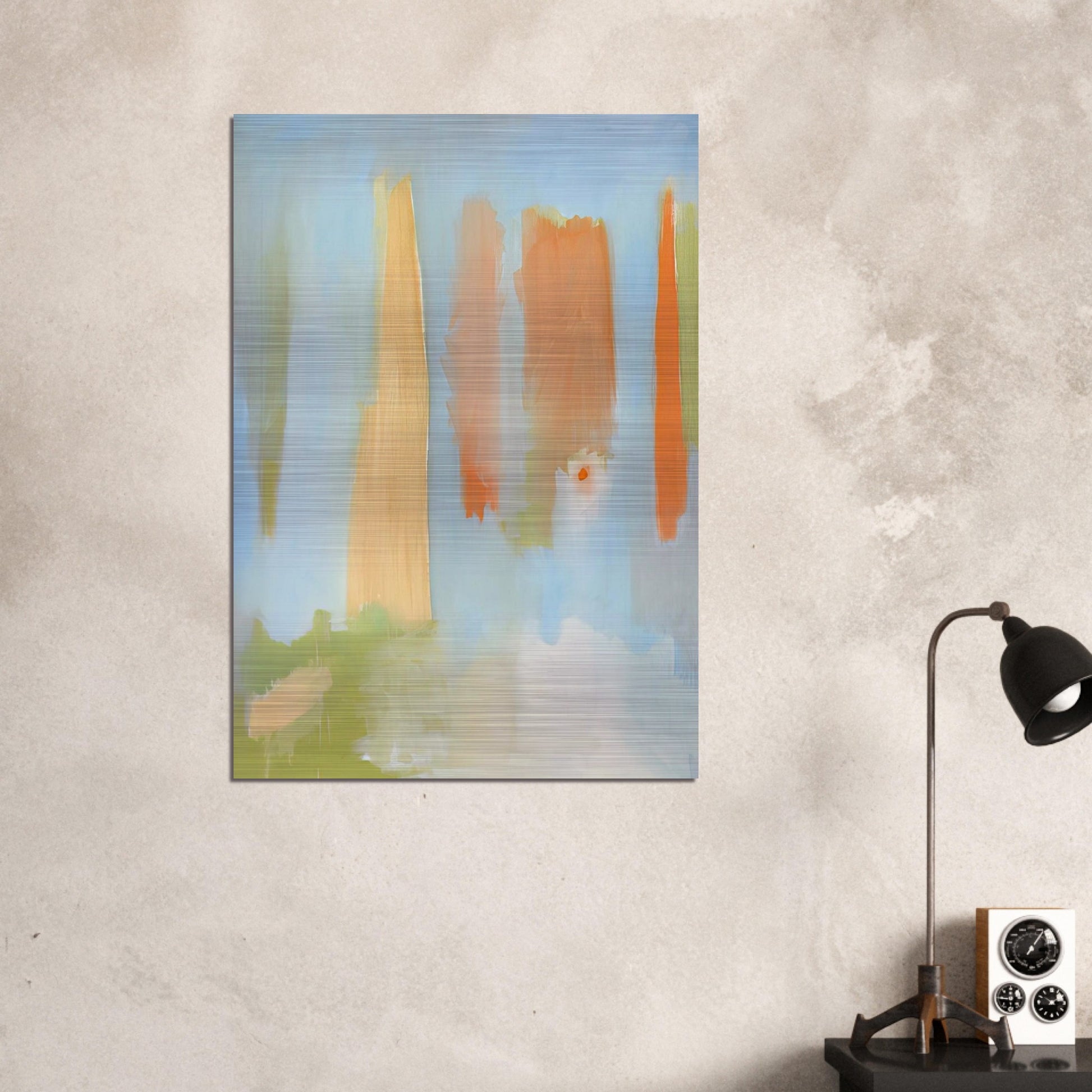 PRIMAVERA 1997 - Esteban Vicente Brushed Aluminum Print - 70x100 cm / 28x40 inches | Esteban Vicente Aluminum Print | Esteban Vicente Prints