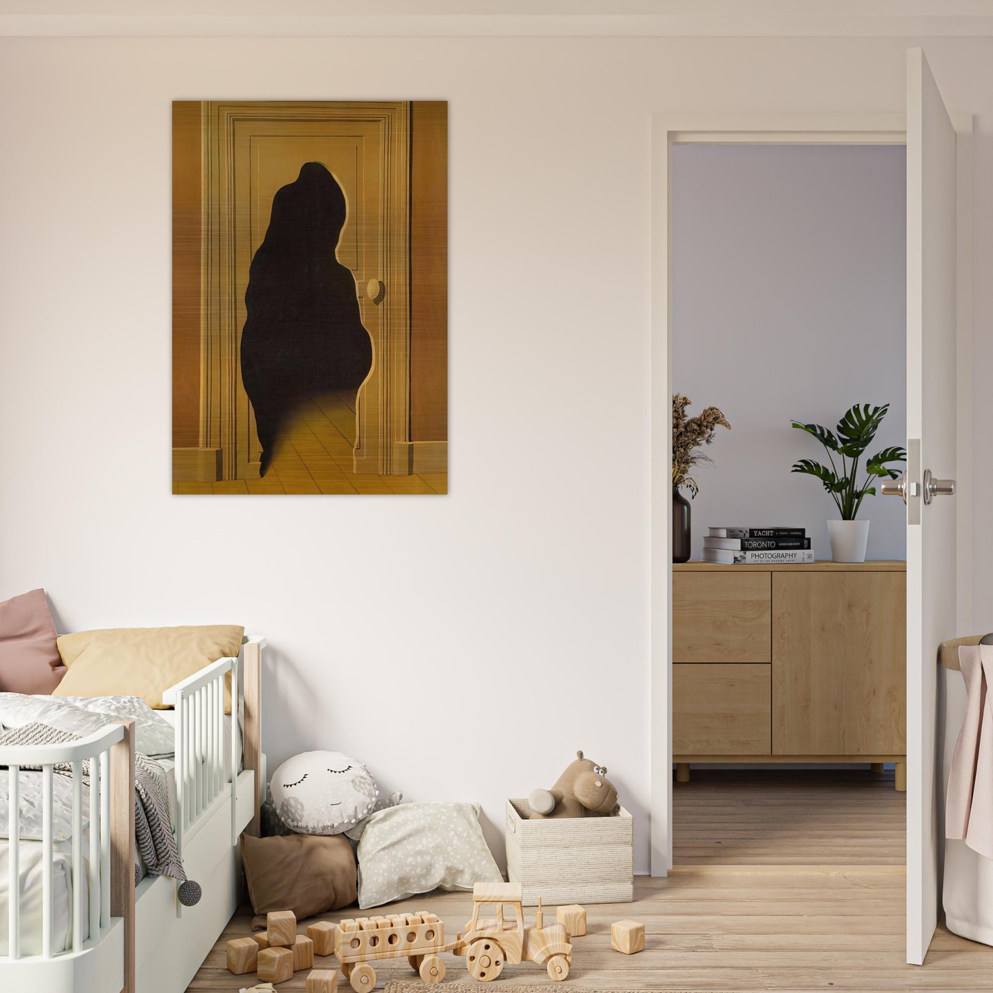 UNEXPECTED ANSWER 1933 - Rene Magritte Brushed Aluminum Print - 70x100 cm / 28x40 inches | Rene Magritte Aluminum Print | Rene Magritte Prints