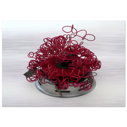 Bichito 8922 - 1989 - Gego Brushed Aluminum Print - 70x100 cm / 28x40 inches | Gego Aluminum Print | Gego Prints
