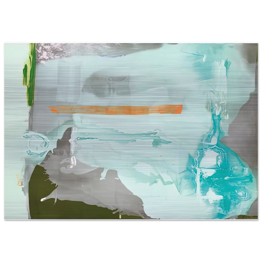 Poseidon, 1990- - Helen Frankenthaler Brushed Aluminum Print - 70x100 cm / 28x40 inches | Helen Frankenthaler Aluminum Print | Helen Frankenthaler Prints