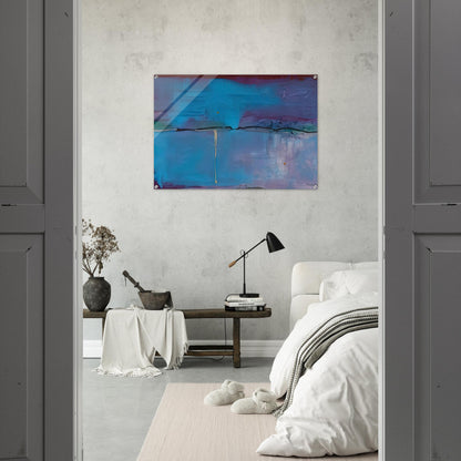 Zone Blue, 1994- - Helen Frankenthaler Acrylic Print - 70x100 cm / 28x40″ inches