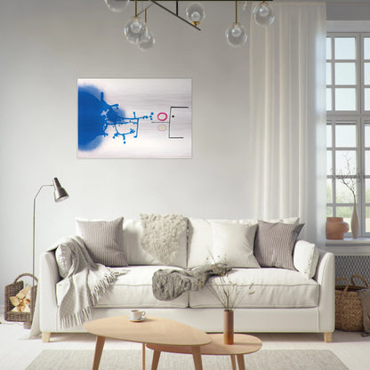 SUN AND SKY 1979 - Victor Pasmore Brushed Aluminum Print - 70x100 cm / 28x40 inches | Victor Pasmore Aluminum Print | Victor Pasmore Prints