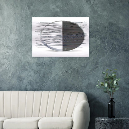 ANELLO - Jesus Rafael Soto Brushed Aluminum Print - 70x100 cm / 28x40 inches | Jesus Rafael Soto Aluminum Print | Jesus Rafael Soto Prints