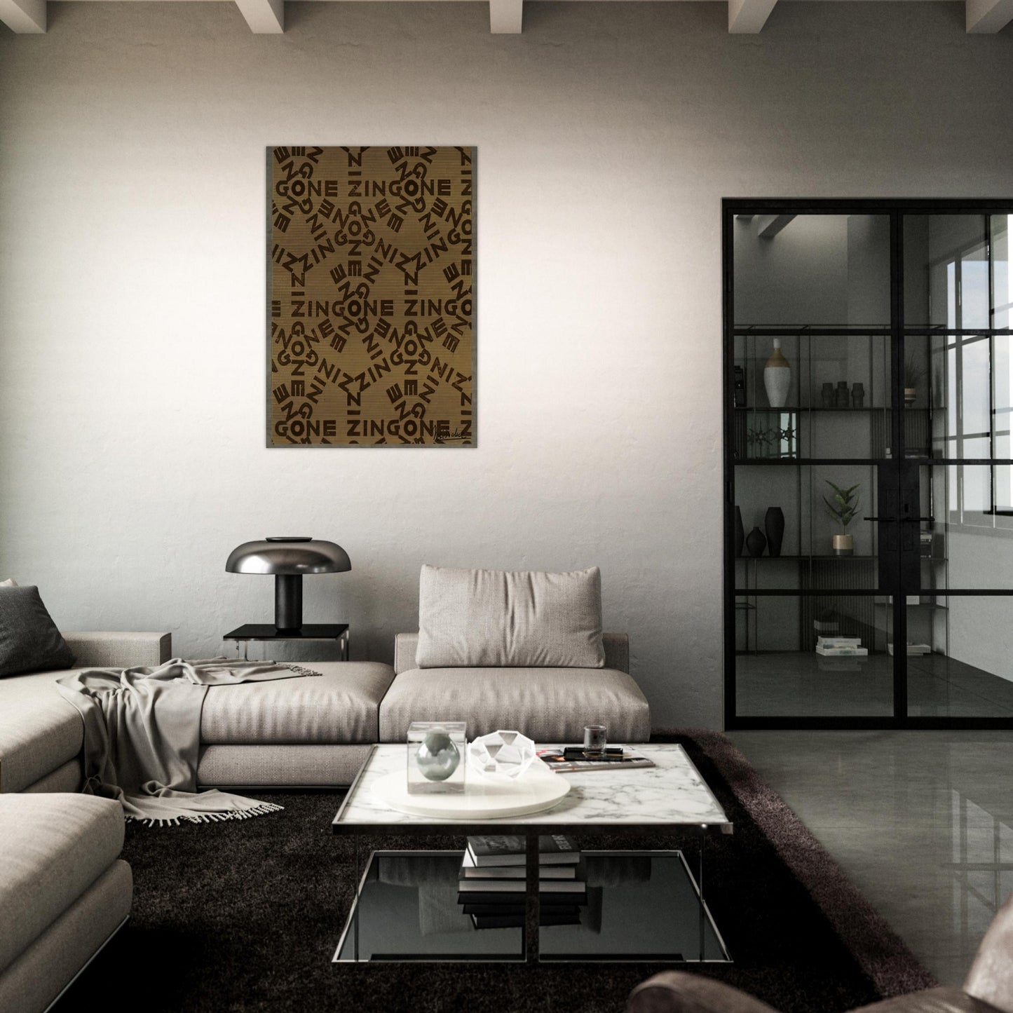 ESCHER (20) - MC Escher Brushed Aluminum Print - 70x100 cm / 28x40 inches | MC Escher Aluminum Print | MC Escher Prints