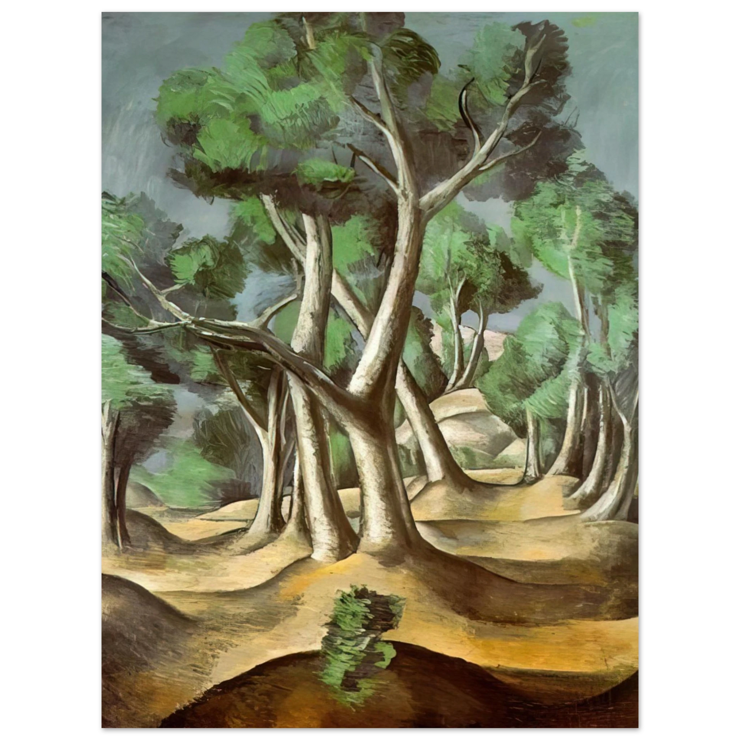 Andre Derain - THE GROVE 1912  75x100 cm / 30x40inches Fine Art Poster