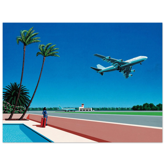 Hiroshi Nagai - Finest B-R-E-E-Z-E Takeoff Wall Art - 21x29.7 cm / 8x12" - Fine Art Poster - -