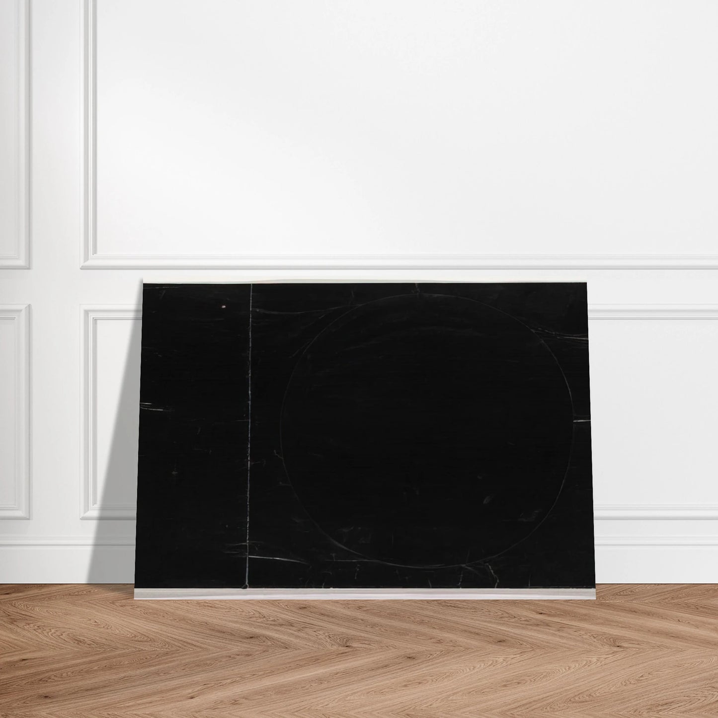 Black on Black - Ellsworth Kelly Brushed Aluminum Print - 70x100 cm / 28x40 inches | Ellsworth Kelly Aluminum Print | Ellsworth Kelly Prints