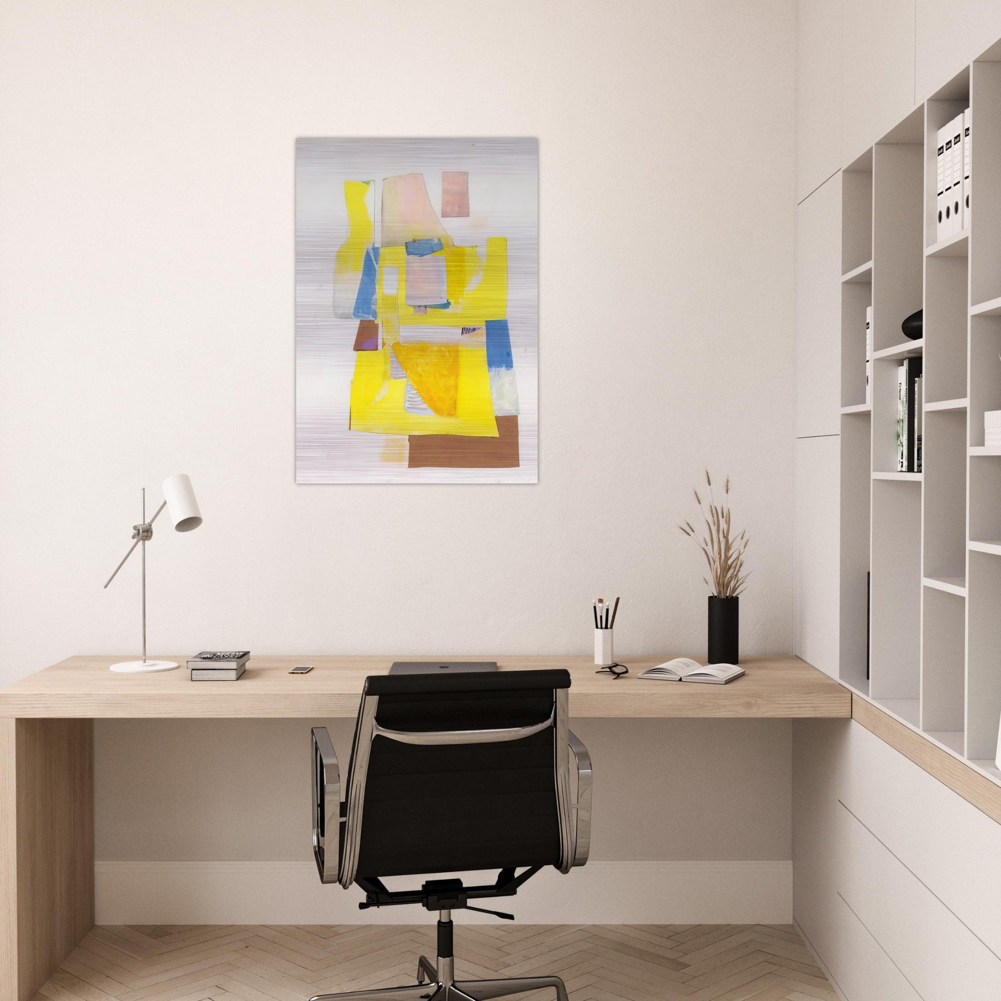 Sem título - Lyrical Abstraction - Menez Brushed Aluminum Print - 70x100 cm / 28x40 inches | Menez Aluminum Print | Menez Prints
