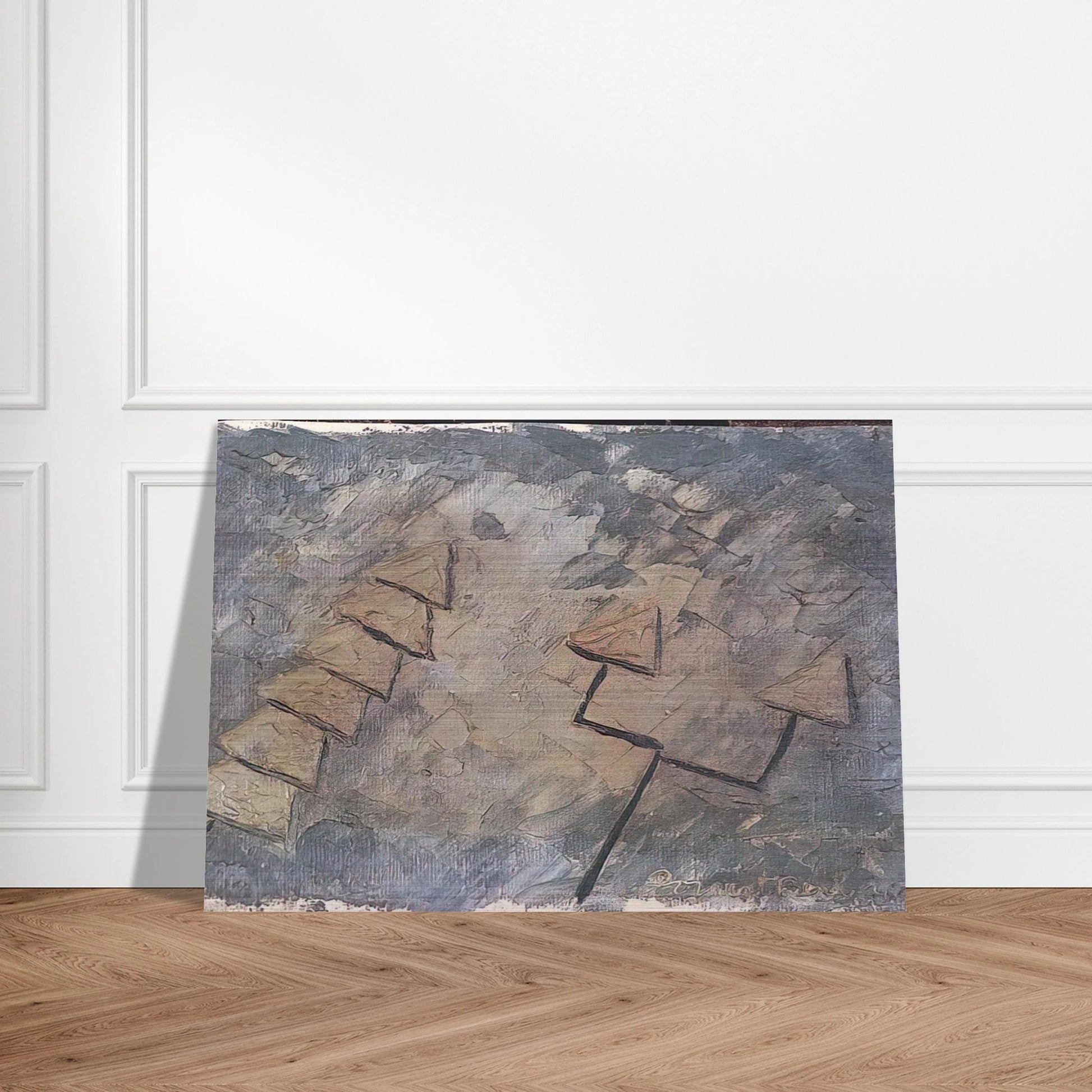 Untitled, No. 21 - 1947 - Forrest Bess Brushed Aluminum Print - 70x100 cm / 28x40 inches | Forrest Bess Aluminum Print | Forrest Bess Prints