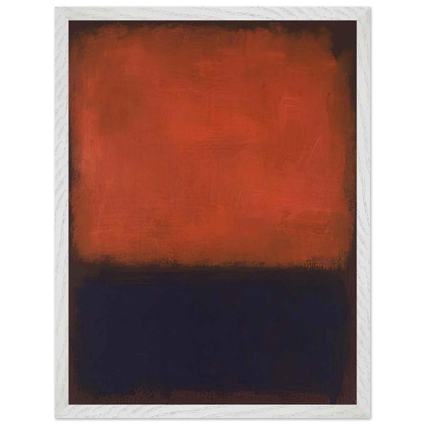 Mark Rothko - No. 14 - 1960 Wall Art - 21x29.7 cm / 8x12" - Premium Wooden Framed Poster With Fine Art Paper-canvas - Black frame