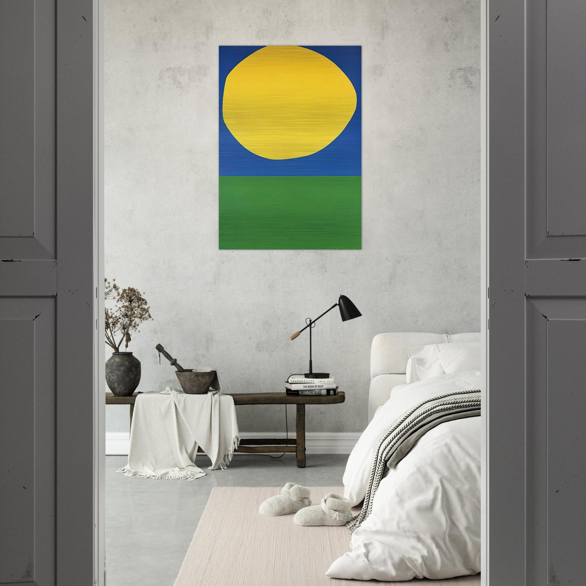 High Yellow - Ellsworth Kelly Brushed Aluminum Print - 70x100 cm / 28x40 inches | Ellsworth Kelly Aluminum Print | Ellsworth Kelly Prints