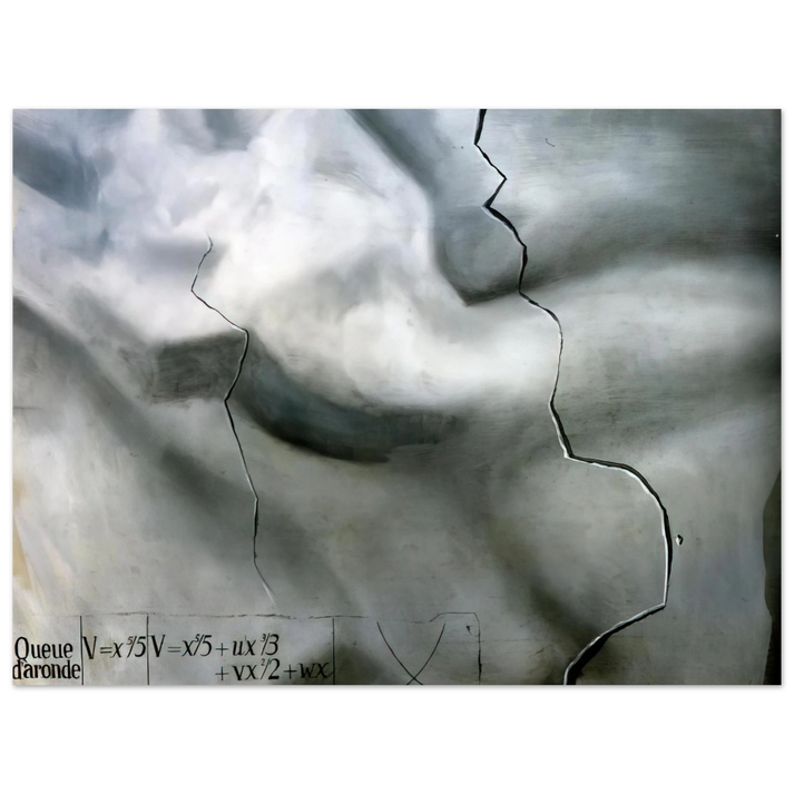 Salvador Dali - TOPOLOGICAL ABDUCTION OF EUROPE HOMAGE TO RENE THOM  75x100 cm / 30x40inches Fine Art Poster