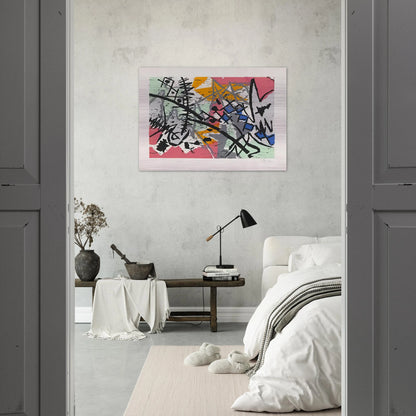 Farbholzschnitt 1952-4 - 1952 - Ernst Wilhelm Nay Brushed Aluminum Print - 70x100 cm / 28x40 inches | Ernst Wilhelm Nay Aluminum Print | Ernst Wilhelm Nay Prints