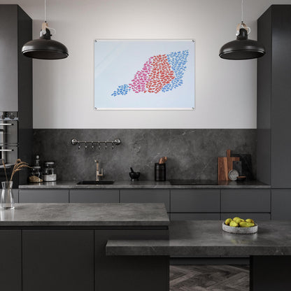 Confetti Pattern Portfolio #2 - 1973 - Robert Goodnough Acrylic Print - 70x100 cm / 28x40″ inches | Robert Goodnough Wall Art | Robert Goodnough Prints