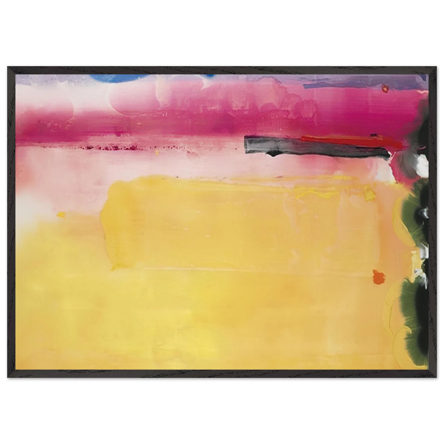 Helen Frankenthaler - Black-Eyed Susan - 1988 Wall art - A1 (59.4 x 84.1  cm) - Fine Art Poster-canvas - -