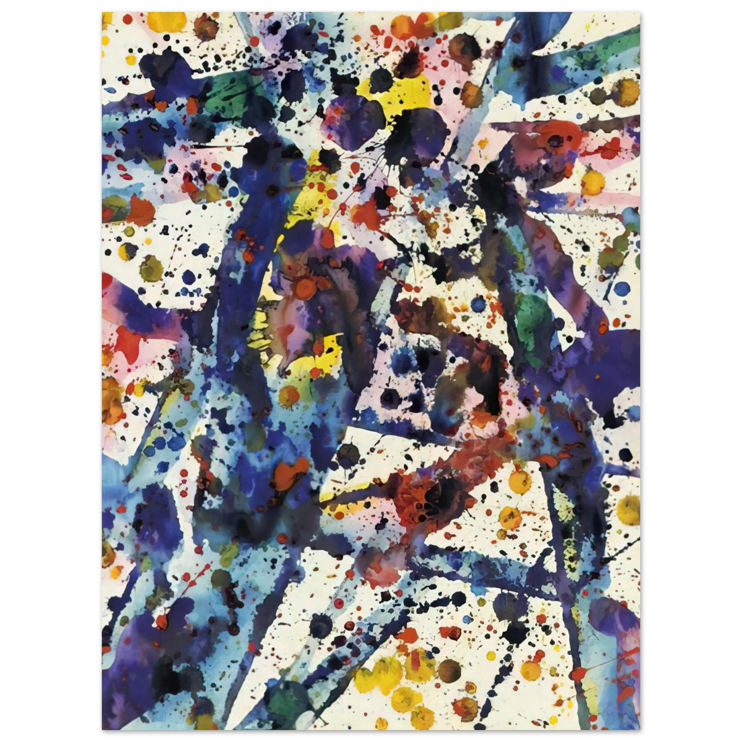Sam Francis - Taches  Untitled   75x100 cm / 30x40inches Fine Art Poster