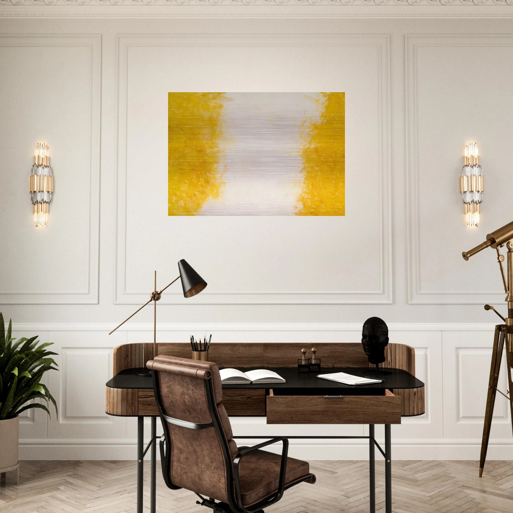 Deseret - 1959 - Theodoros Stamos Brushed Aluminum Print - 70x100 cm / 28x40 inches | Theodoros Stamos Aluminum Print | Theodoros Stamos Prints