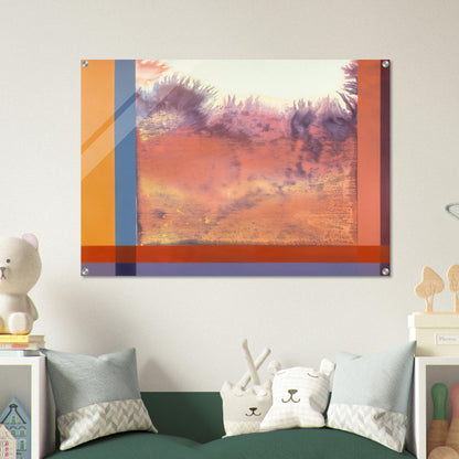Jacob In The Wilderness - 1986 - Ronnie Landfield Acrylic Print - 70x100 cm / 28x40″ inches