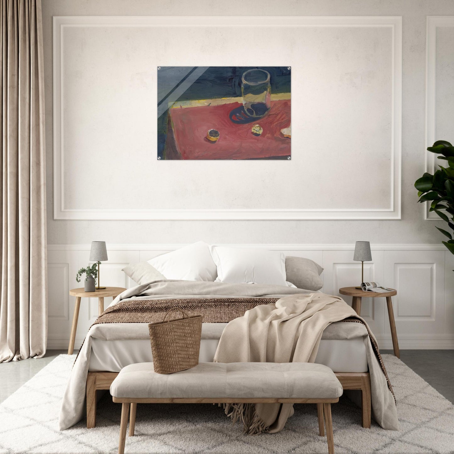 Untitled Lemons and Jar - Richard Diebenkorn Acrylic Print - 70x100 cm / 28x40″ inches