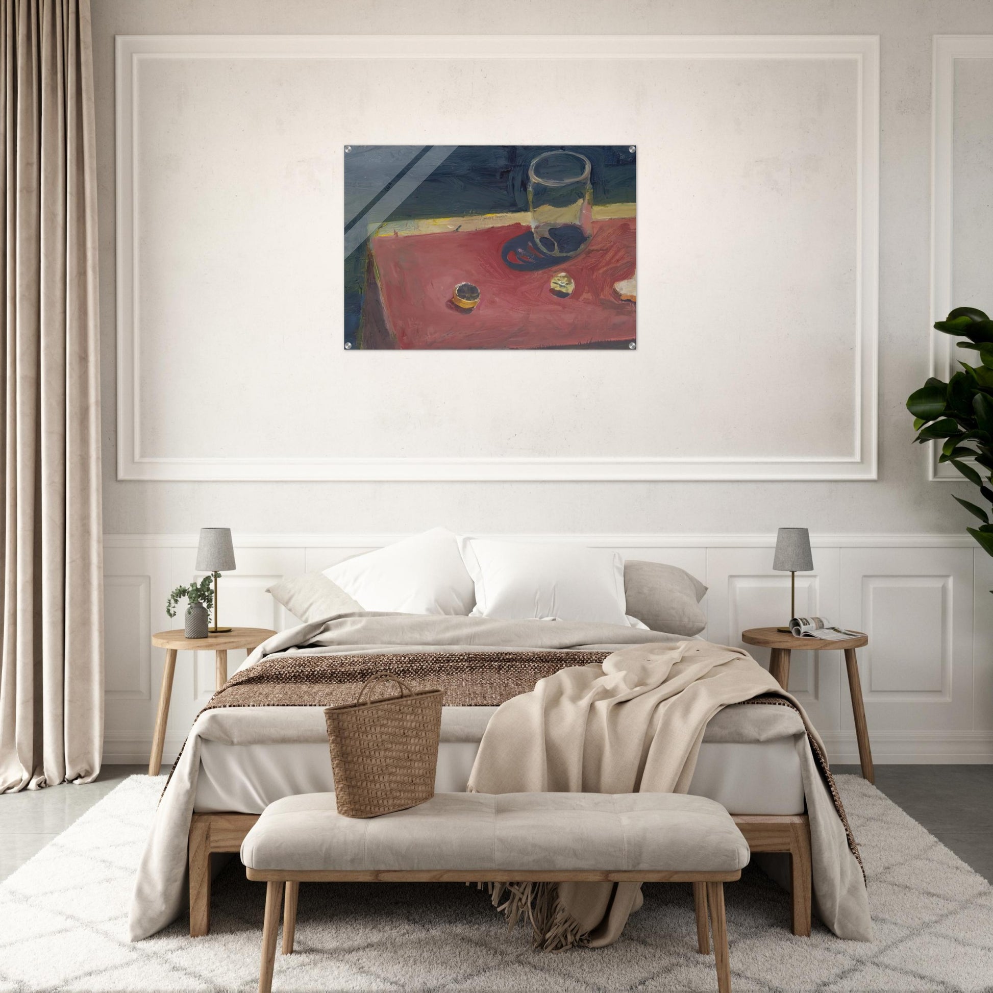 Untitled Lemons and Jar - Richard Diebenkorn Acrylic Print - 70x100 cm / 28x40″ inches