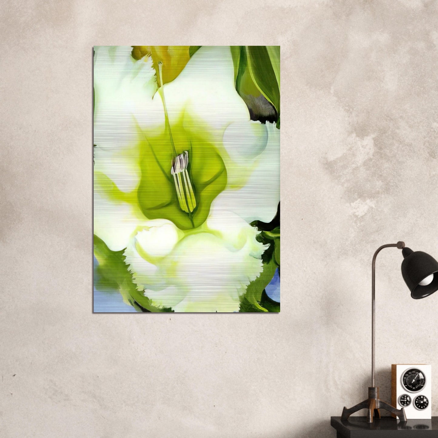 Cup Of Silver Ginger - Georgia O'Keeffe Brushed Aluminum Print - 70x100 cm / 28x40 inches | Georgia O'Keeffe Aluminum Print | Georgia O'Keeffe Prints