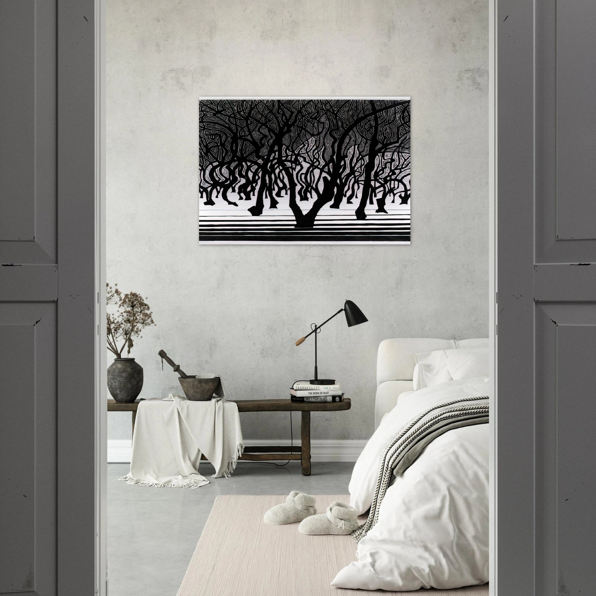 ESCHER (9) - MC Escher Brushed Aluminum Print - 70x100 cm / 28x40 inches | MC Escher Aluminum Print | MC Escher Prints