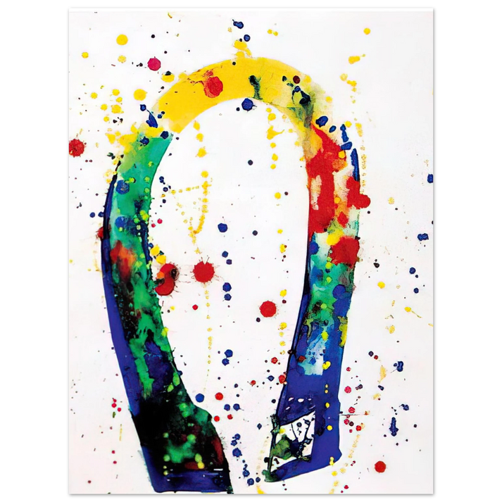Sam Francis - Sculpture Drawing Toyko  SF65-018   75x100 cm / 30x40inches Fine Art Poster