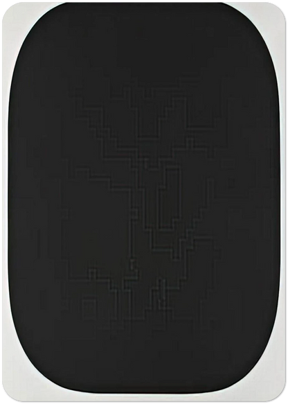 Black Variation IV, from Second Curve series By Ellsworth Kelly Pack of 10 Post Cards | Ellsworth Kelly Post Cards | A6 (10.5 x 14.8 cm) - 4.1 x 5.8 inches