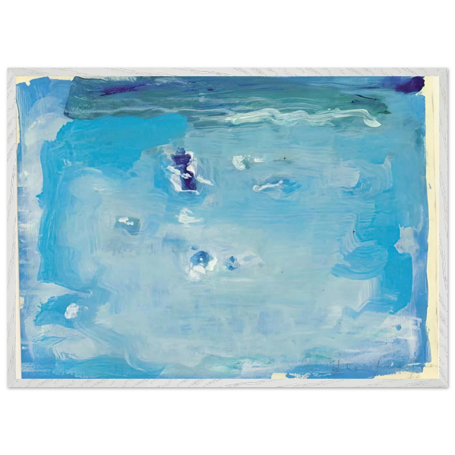 Helen Frankenthaler - Untitled - Color Field Painting, Lyrical Abstraction Wall art - 30x40 cm / 12x16 inches - Fine Art Poster-canvas - -