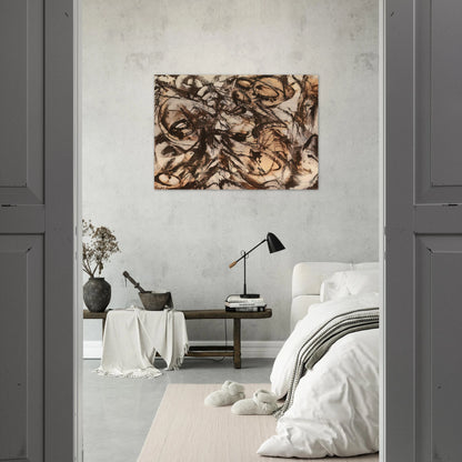 The Guardian - Lee Krasner Brushed Aluminum Print - 70x100 cm / 28x40 inches | Lee Krasner Aluminum Print | Lee Krasner Prints