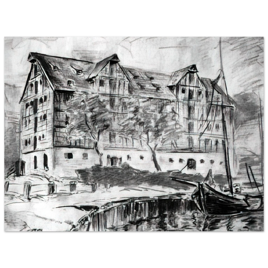 Konrad Zuse - Untitled - 1926  75x100 cm / 30x40inches Fine Art Poster