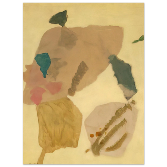 Kenzo Okada - Lemon Yellow - 1950  75x100 cm / 30x40inches Fine Art Poster