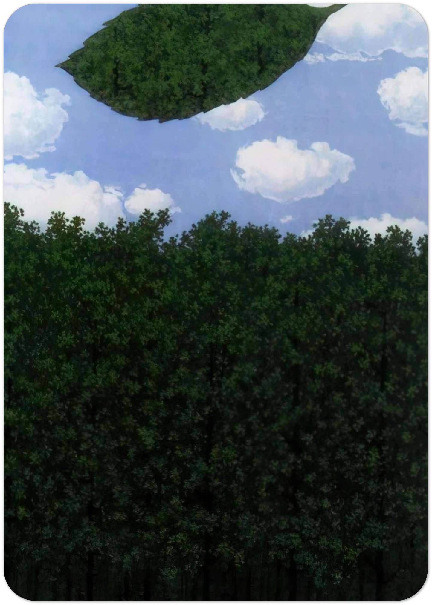 CHORUS OF THE SPHINX 1964 By Rene Magritte Pack of 10 Post Cards | Rene Magritte Post Cards | A6 (10.5 x 14.8 cm) - 4.1 x 5.8 inches
