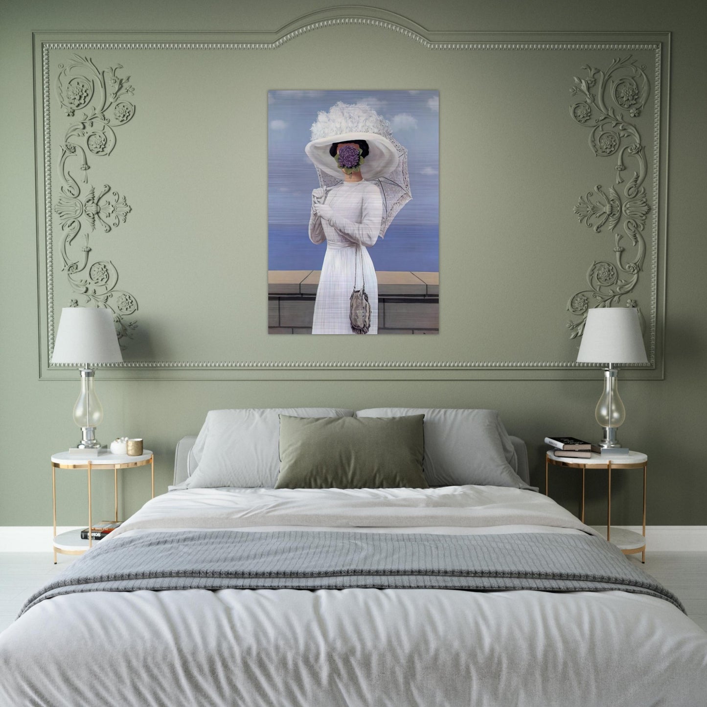 THE GREAT WAR 1964 1 - Rene Magritte Brushed Aluminum Print - 70x100 cm / 28x40 inches | Rene Magritte Aluminum Print | Rene Magritte Prints