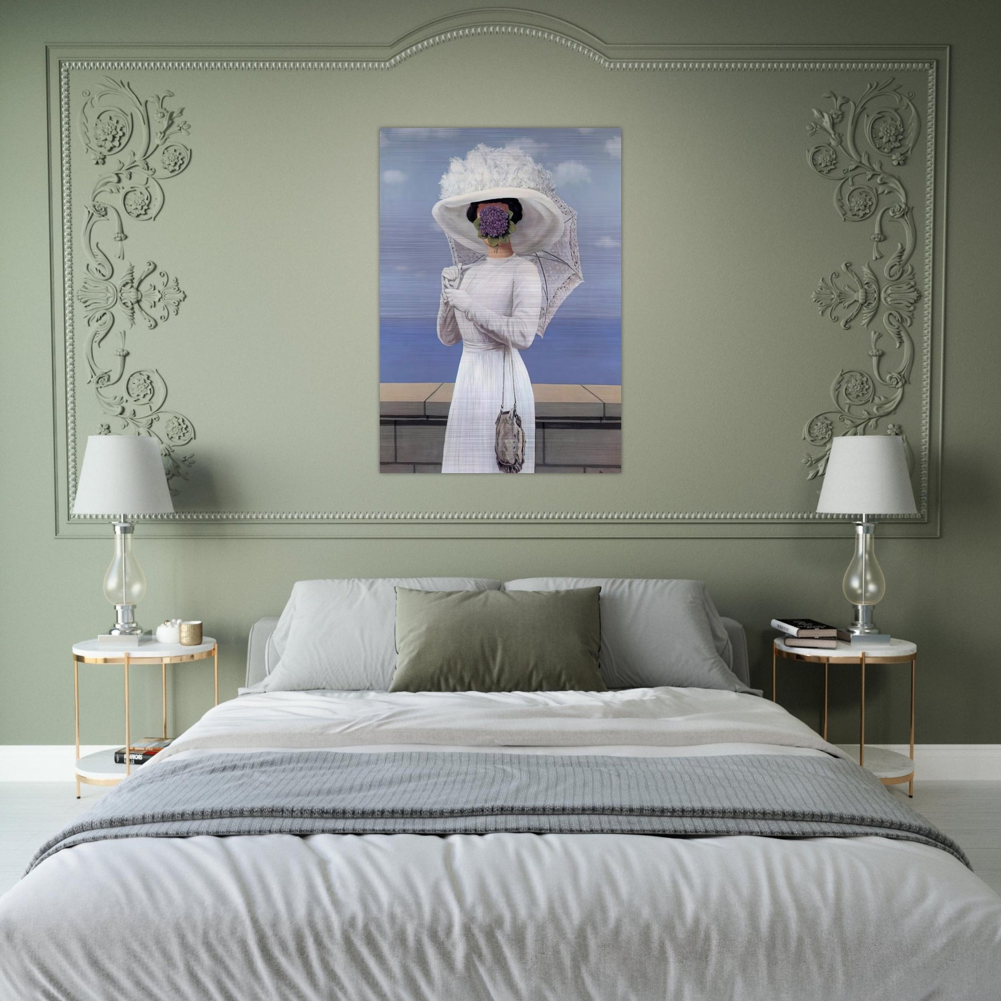 THE GREAT WAR 1964 1 - Rene Magritte Brushed Aluminum Print - 70x100 cm / 28x40 inches | Rene Magritte Aluminum Print | Rene Magritte Prints