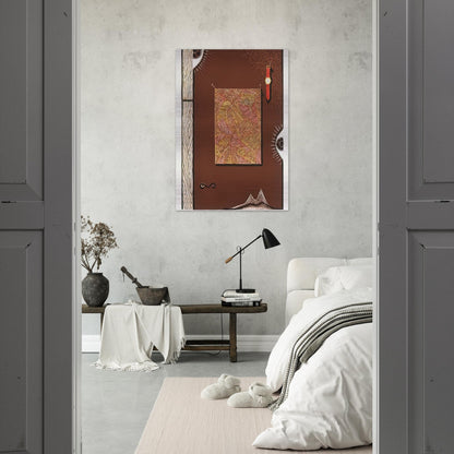 FACE WITH WATCH 1996 - Jasper Johns Brushed Aluminum Print - 70x100 cm / 28x40 inches | Jasper Johns Aluminum Print | Jasper Johns Prints