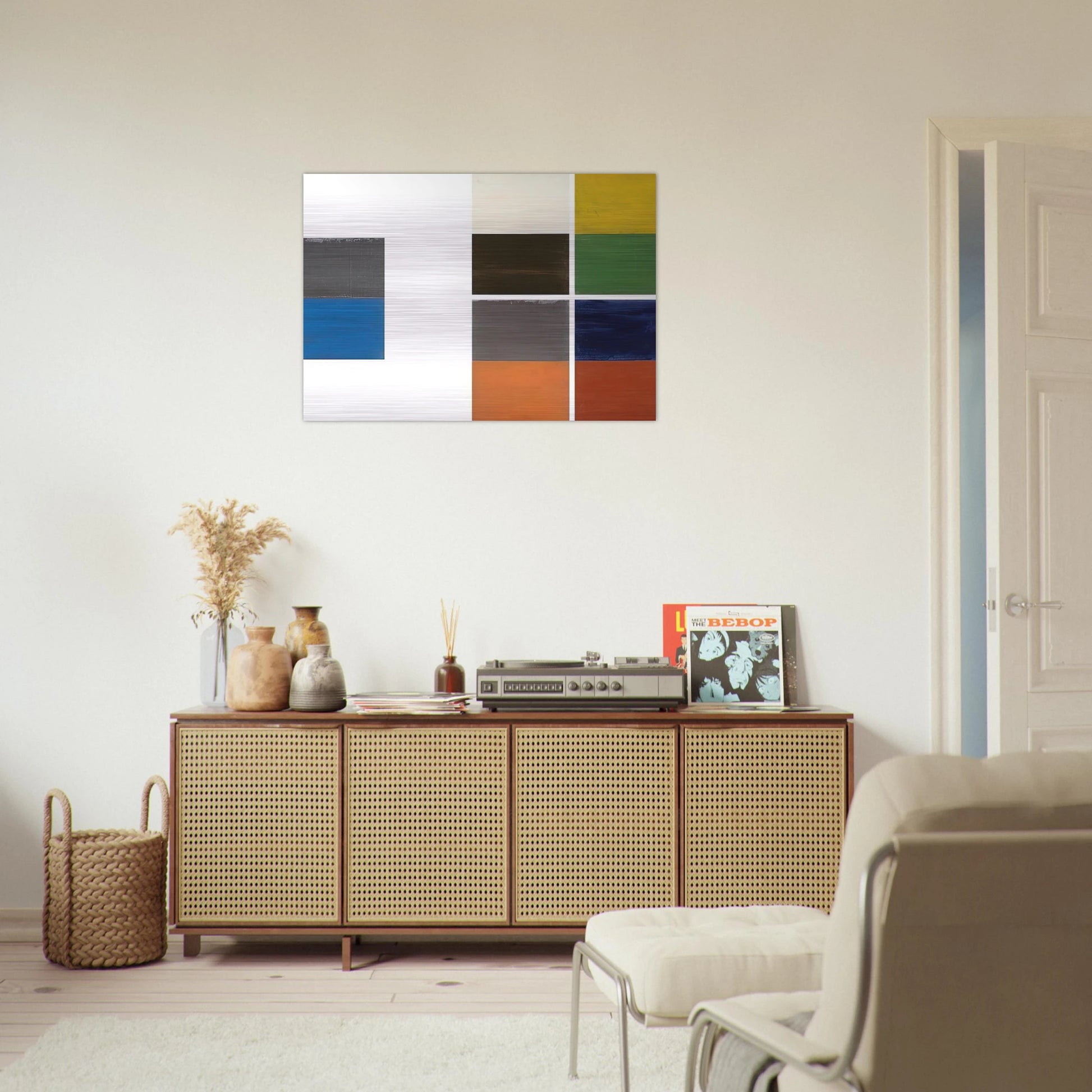 Untitled in 5 parts - 1987 - Gunther Forg Brushed Aluminum Print - 70x100 cm / 28x40 inches | Gunther Forg Aluminum Print | Gunther Forg Prints