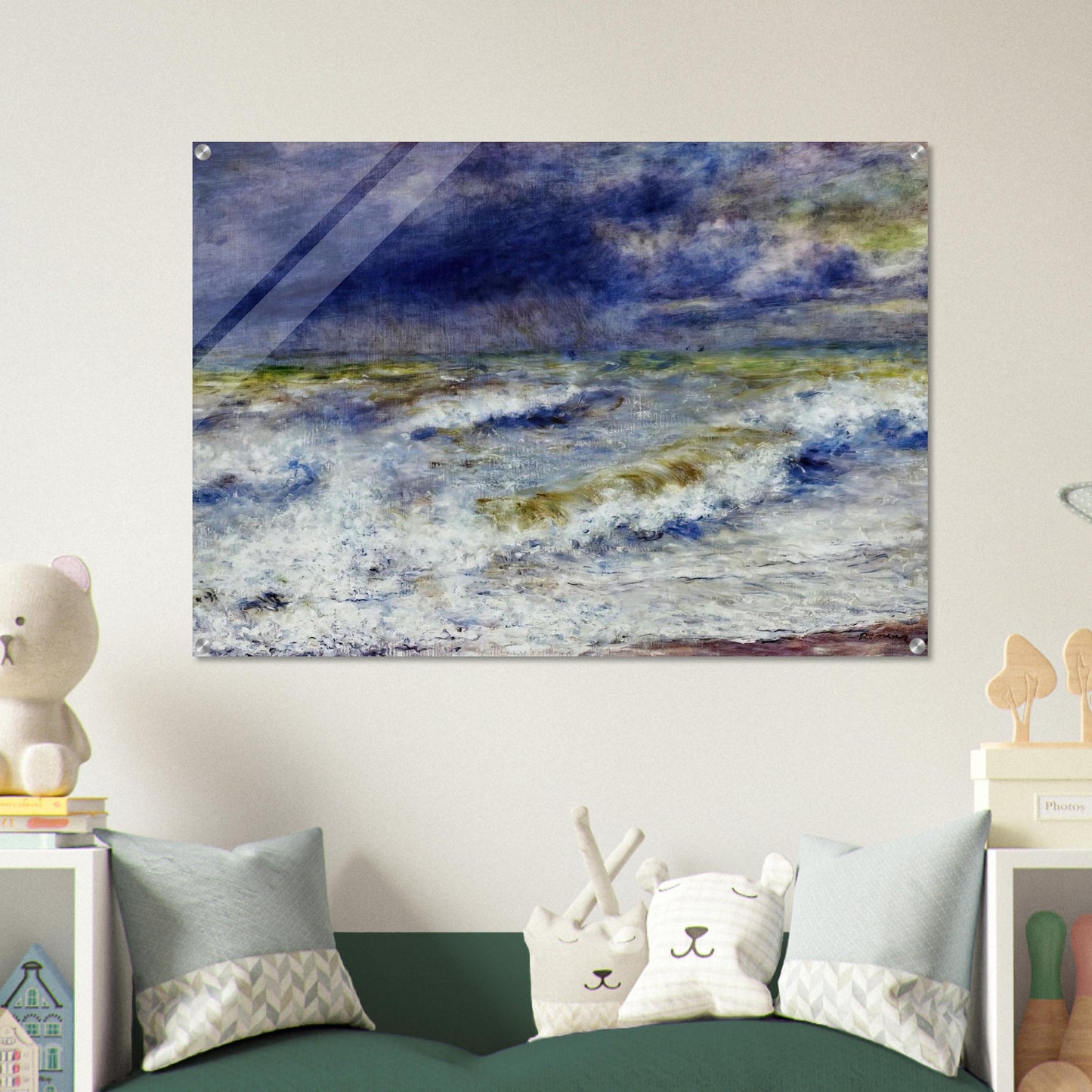 Seascape - Pierre-Auguste Renoir Acrylic Print - 70x100 cm / 28x40″ inches | Pierre-Auguste Renoir Wall Art | Pierre-Auguste Renoir Prints