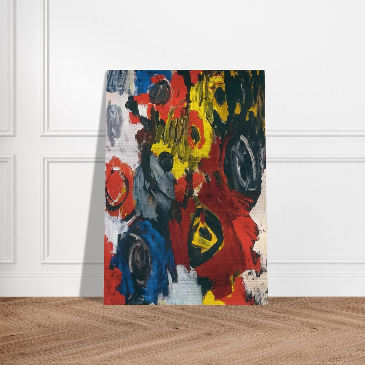 Furioso - 1963 - Ernst Wilhelm Nay Brushed Aluminum Print - 70x100 cm / 28x40 inches | Ernst Wilhelm Nay Aluminum Print | Ernst Wilhelm Nay Prints
