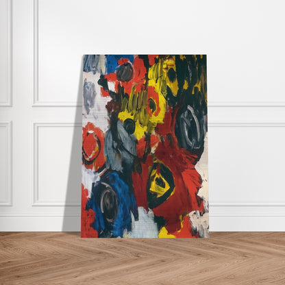 Furioso - 1963 - Ernst Wilhelm Nay Brushed Aluminum Print - 70x100 cm / 28x40 inches | Ernst Wilhelm Nay Aluminum Print | Ernst Wilhelm Nay Prints