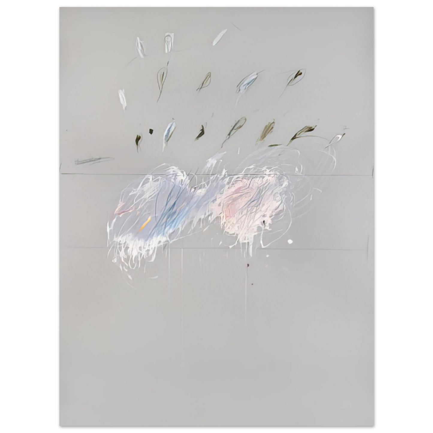Cy Twombly - Nine Discourses on Commodus, Part VI  75x100 cm / 30x40inches Fine Art Poster
