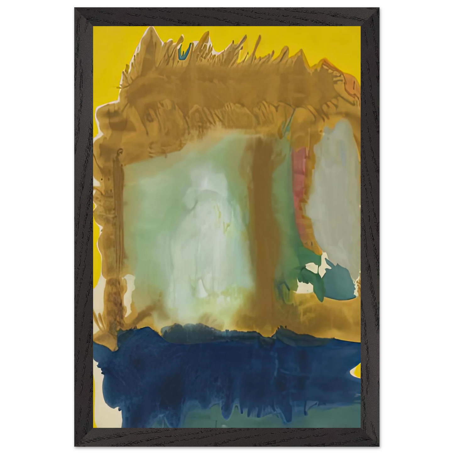 Helen Frankenthaler - Milkwood Arcade, 1963- Wall Art - 28x40 inches / 70x70 cm - Canvas (Imperial)-canvas - -