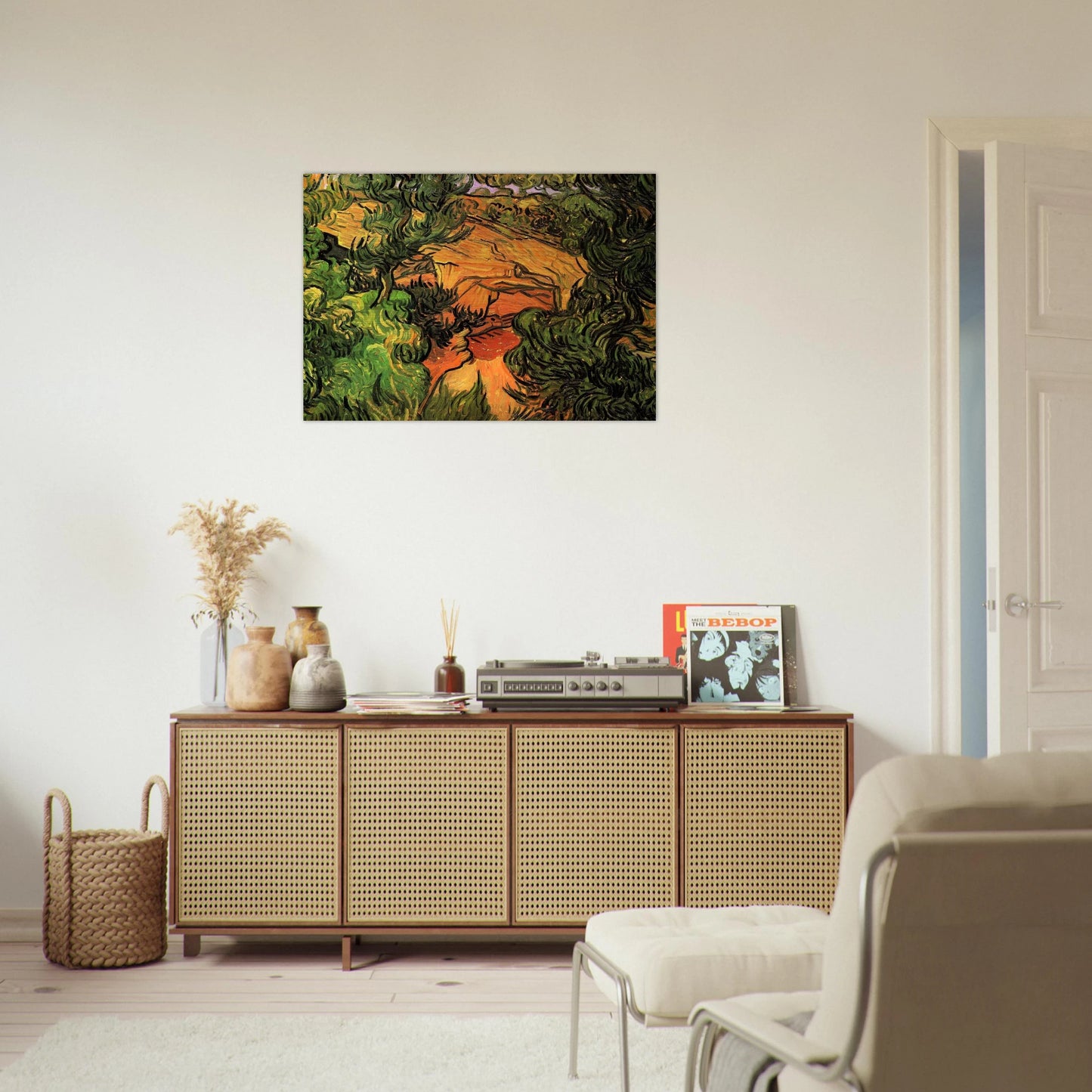 Entrance to a Quarry - Vincent van Gogh Brushed Aluminum Print - 70x100 cm / 28x40 inches | Vincent van Gogh Aluminum Print | Vincent van Gogh Prints