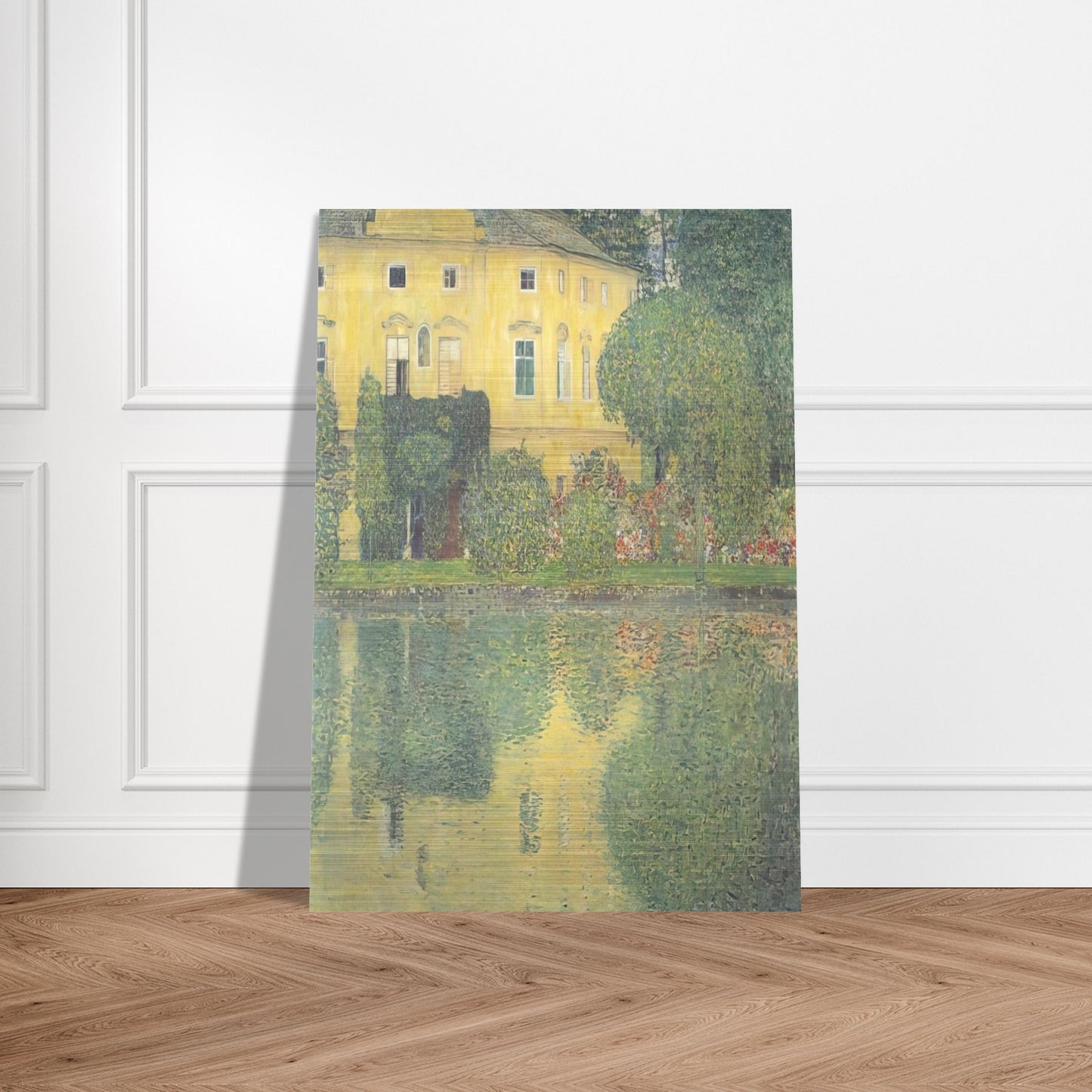 SCHLOSS KAMMER ON THE ATTERSEE IV - Gustav Klimt Brushed Aluminum Print - 70x100 cm / 28x40 inches | Gustav Klimt Aluminum Print | Gustav Klimt Prints