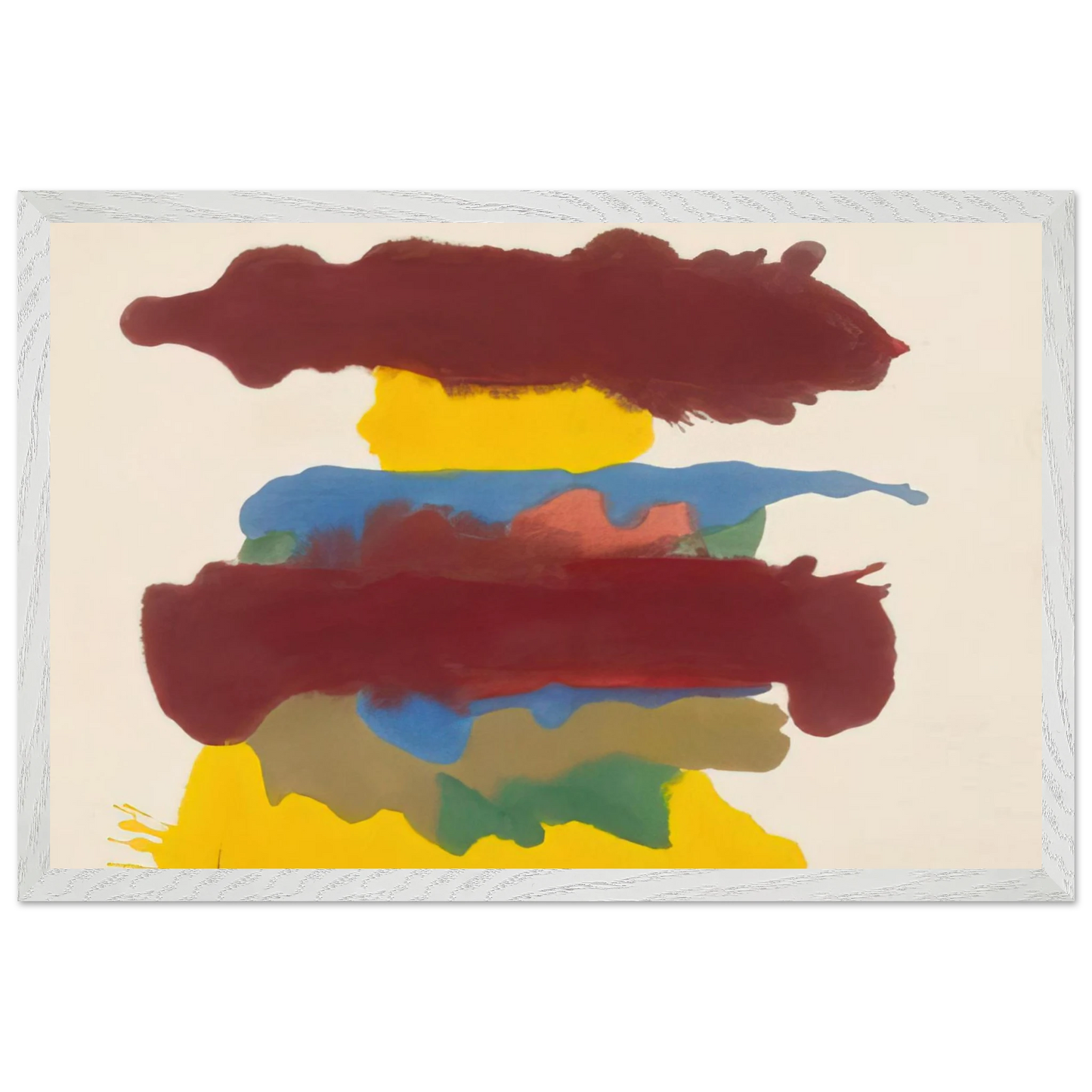 Helen Frankenthaler - Weather Change - 1963 Wall art - 45x60 cm / 18x24 inches - Fine Art Poster-canvas - -