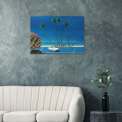 Chillside - Hiroshi Nagai Brushed Aluminum Print - 70x100 cm / 28x40 inches | Hiroshi Nagai Aluminum Print | Hiroshi Nagai Prints