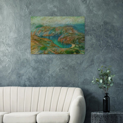 CALANQUE JONCULS CADAQUES - Salvador Dali Brushed Aluminum Print - 70x100 cm / 28x40 inches | Salvador Dali Aluminum Print | Salvador Dali Prints