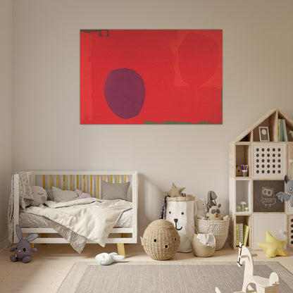 Cadmium with Violet, Scarlet, Emerald, Lemon and Venetian - 1969 - Patrick Heron Art Prints - 100x150 cm / 40x60″ inches | Patrick Heron Poster | Patrick Heron Prints